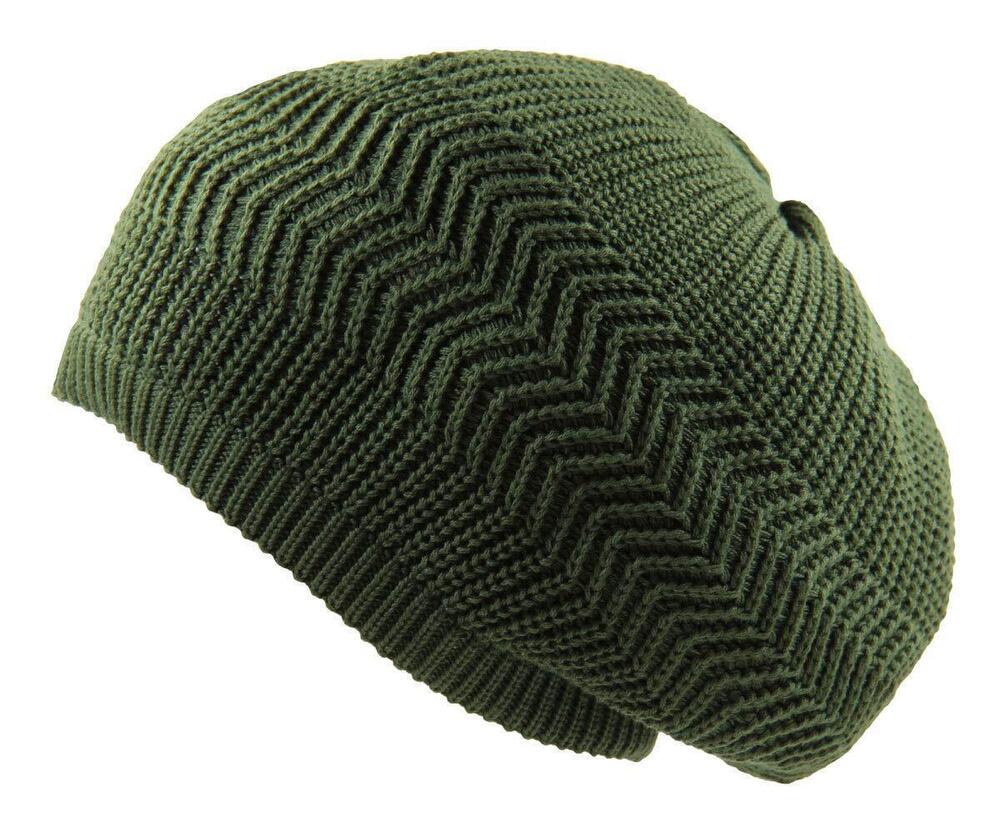 8242 Cotton Classic Rasta Beanie Tam Olive